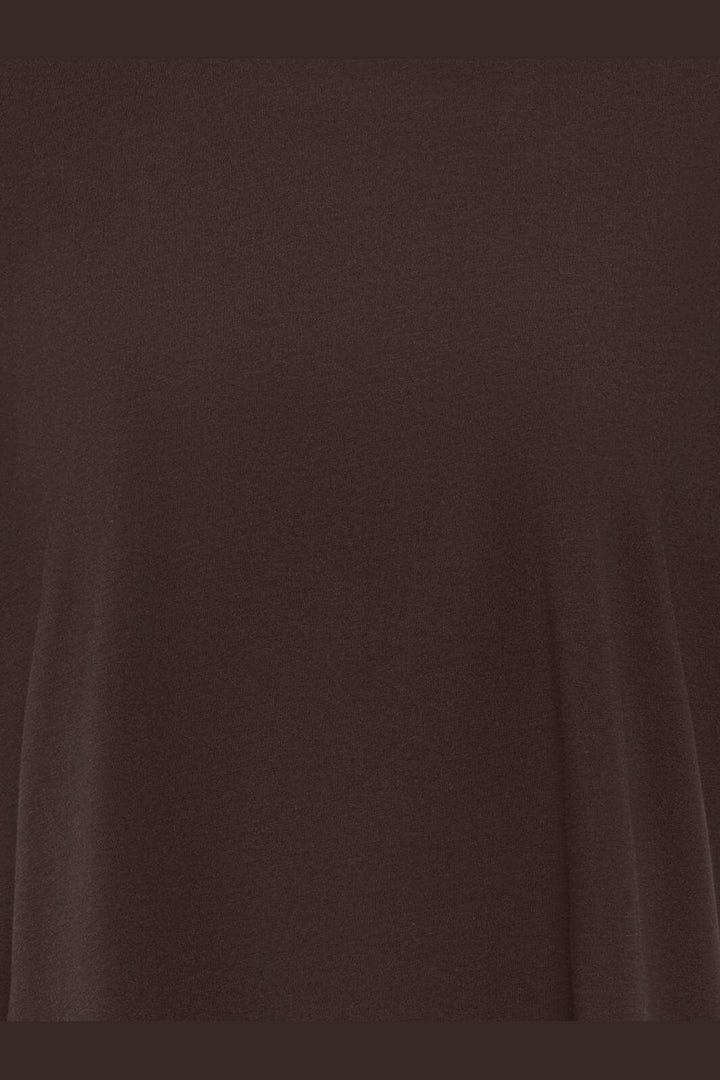 Only - Onlvivvi S/S Lace Bottom Top - 5147839 Chocolate Torte Chokolate Torte Lace