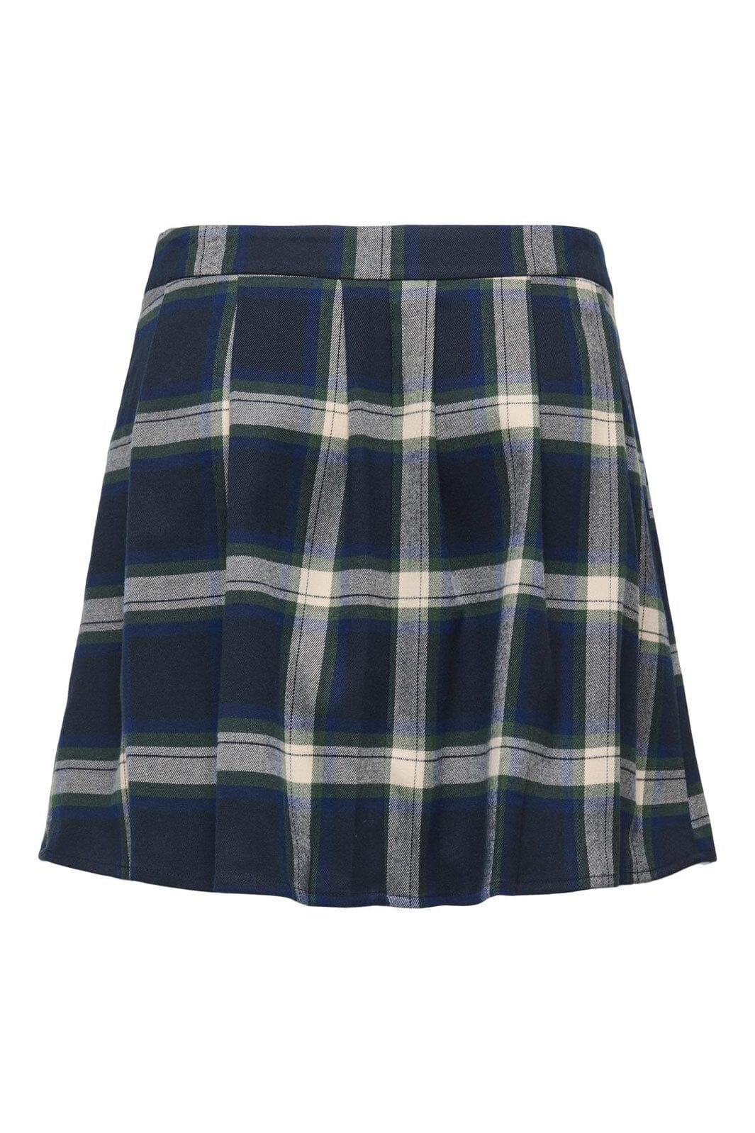 Only - Onlwren Check Short Skirt - 4970178 Night Sky Checked Fusion