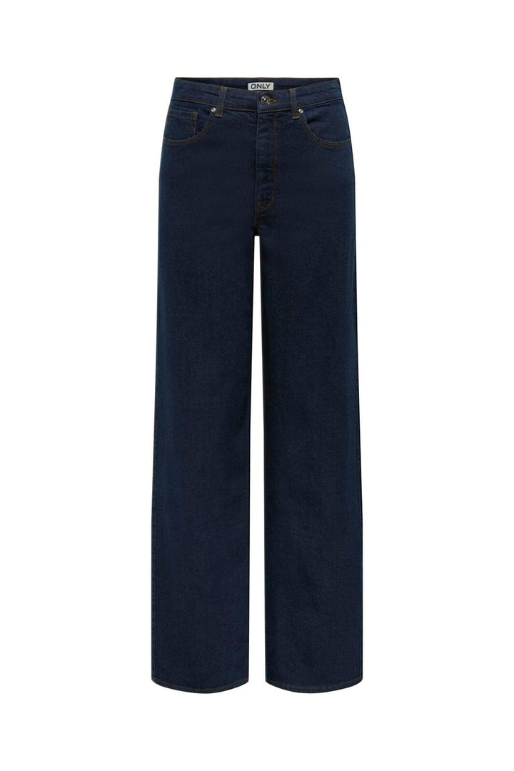 Only - Onlzenia Wide Leg Box - 4893136 Dark Blue Denim