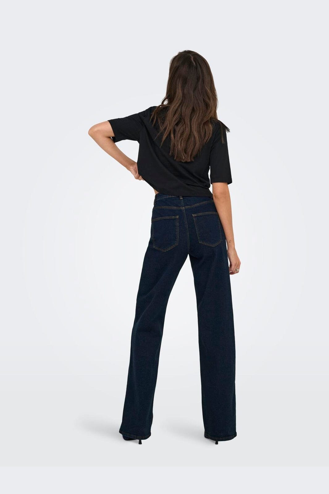 Only - Onlzenia Wide Leg Box - 4893136 Dark Blue Denim