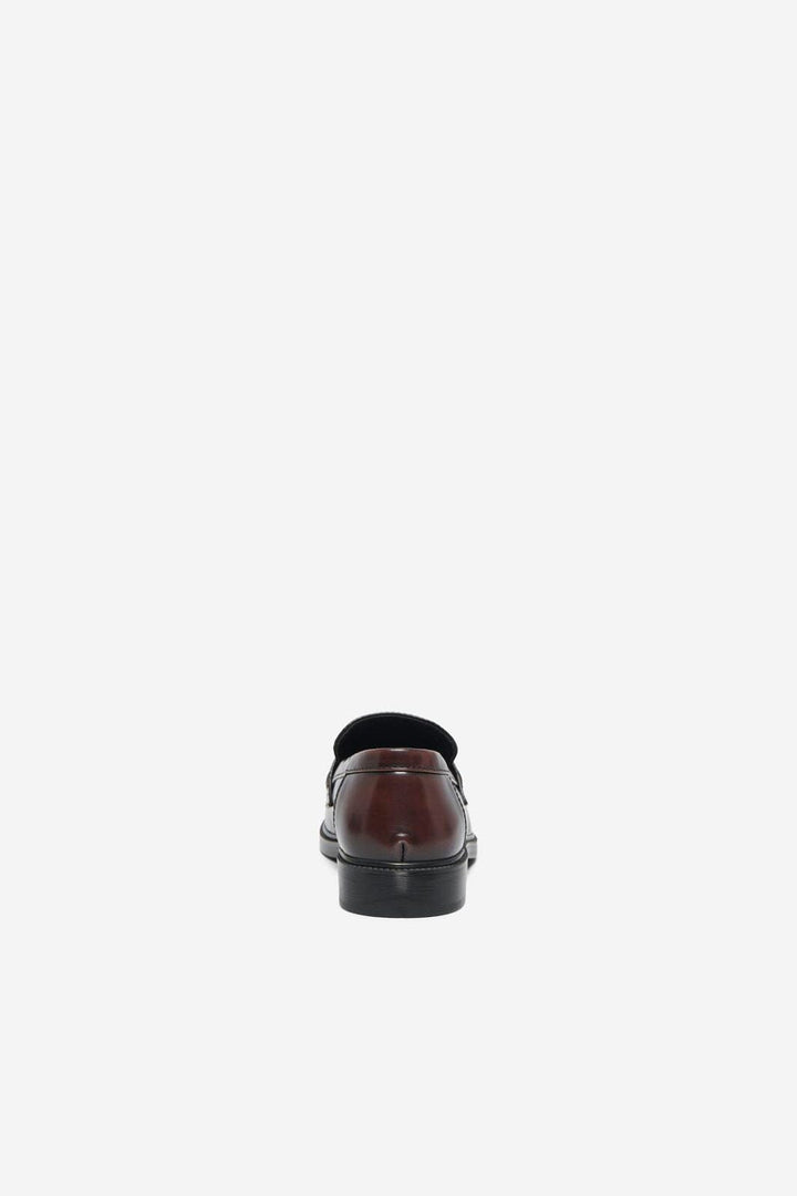 Only Shoes - Onllux-12 Button Loafer - 4844550 Decadent Chocolate