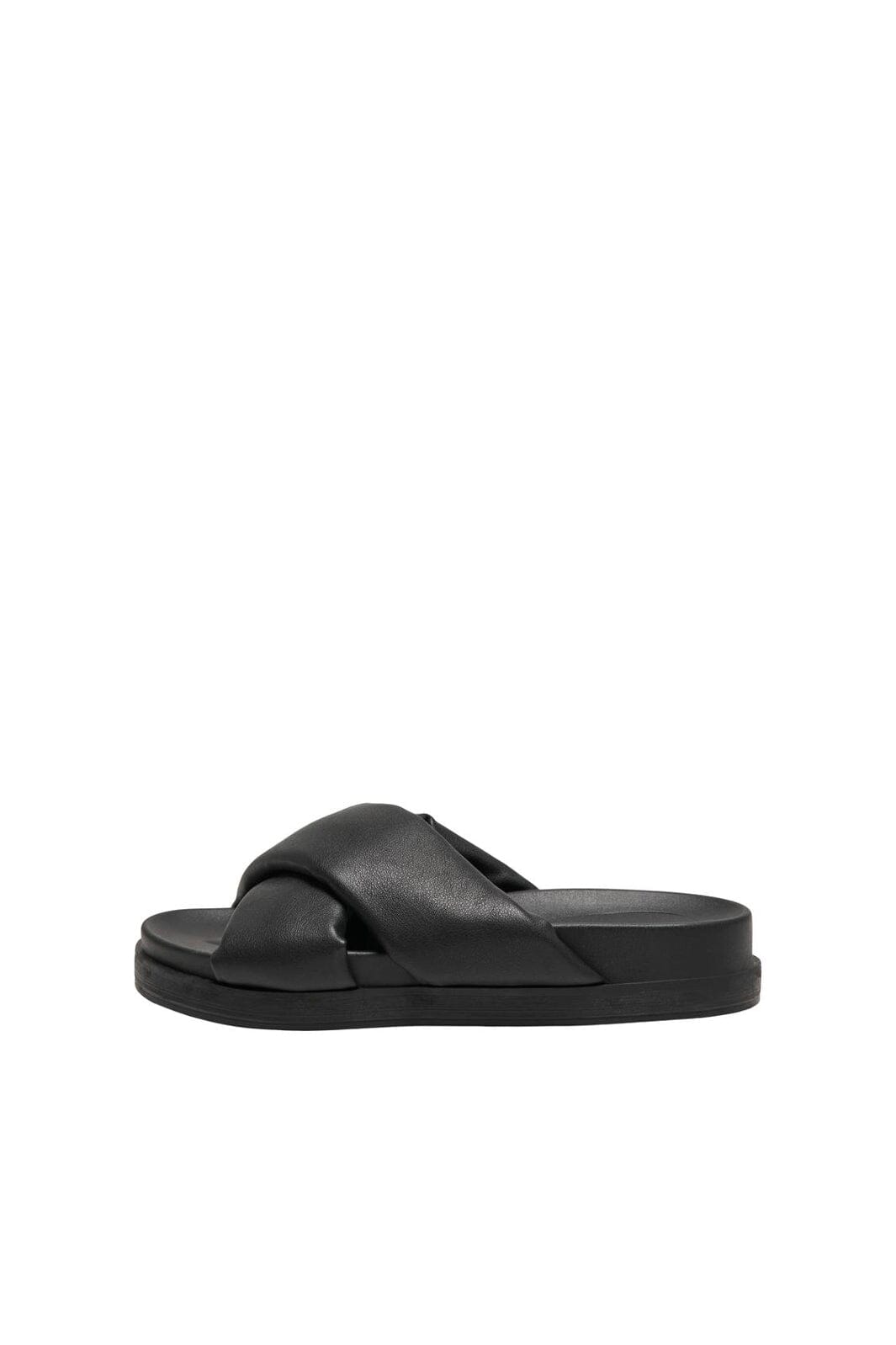 Only Shoes - Onlminnie-12 Cross Strap Sandal - 4461910 Black