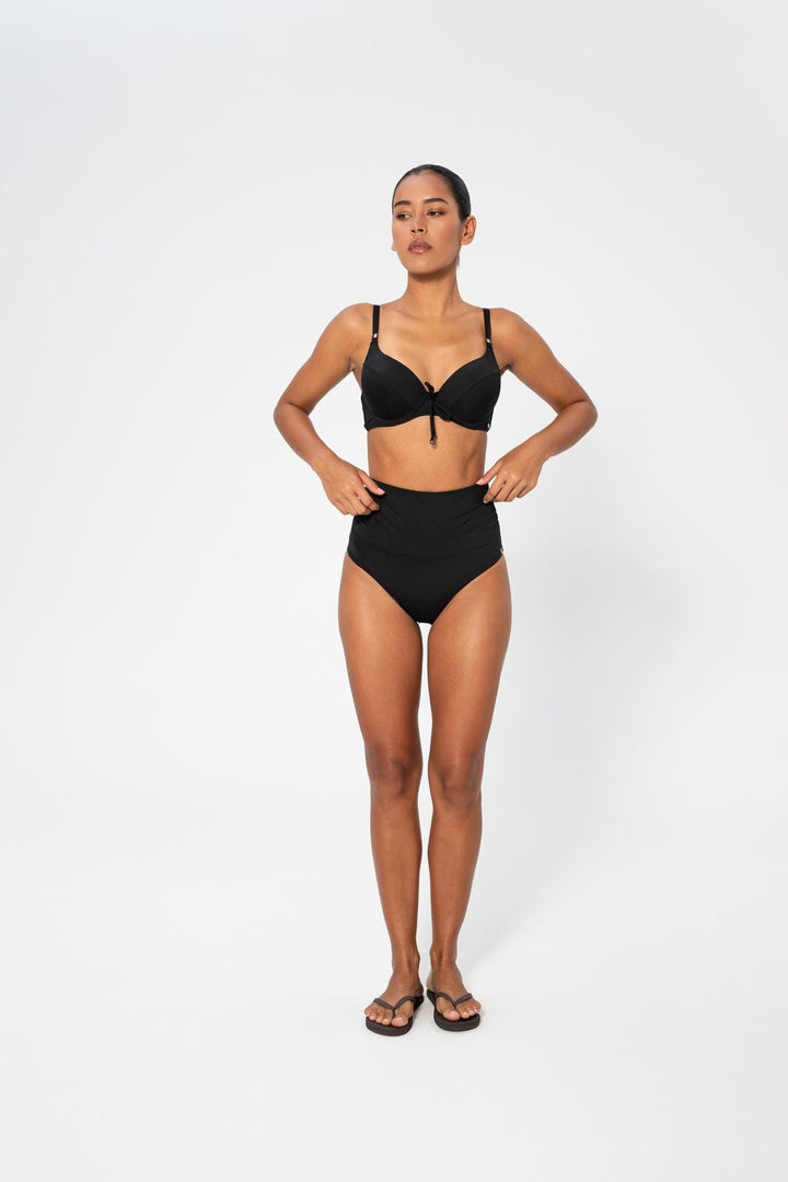 Panos Emporio - Chara Solid Bottom Bikini Bottom Pews2137 - Black