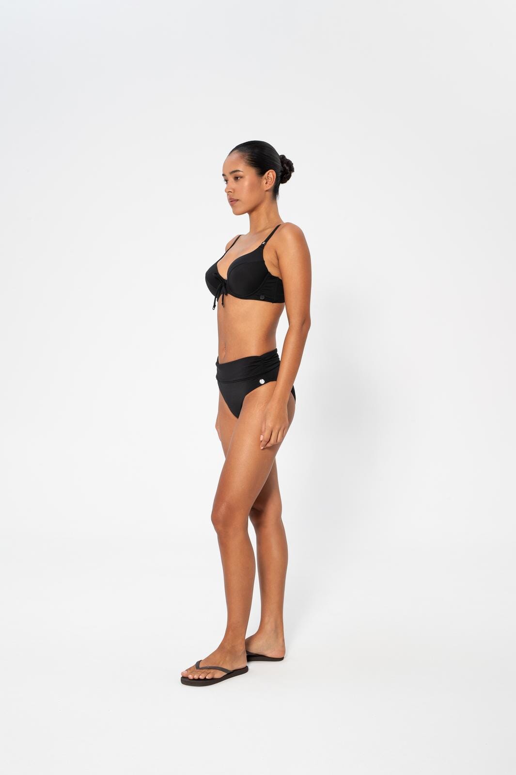 Panos Emporio - Chara Solid Bottom Bikini Bottom Pews2137 - Black