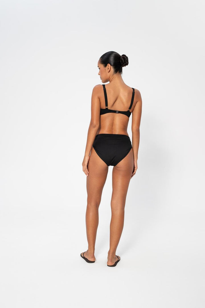 Panos Emporio - Dione Solid Bottom Bikini Bottom Pews2501 - Black