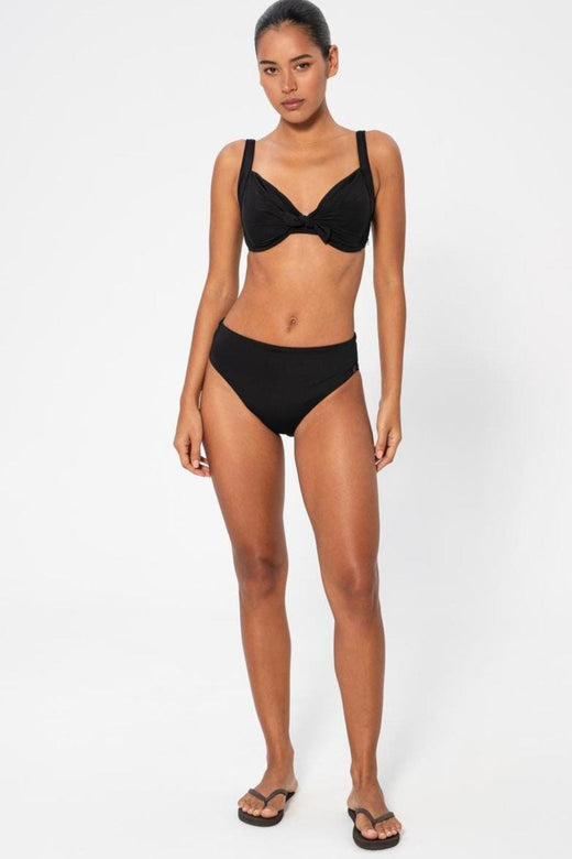 Panos Emporio - Dione Solid Bottom Bikini Bottom Pews2501 - Black