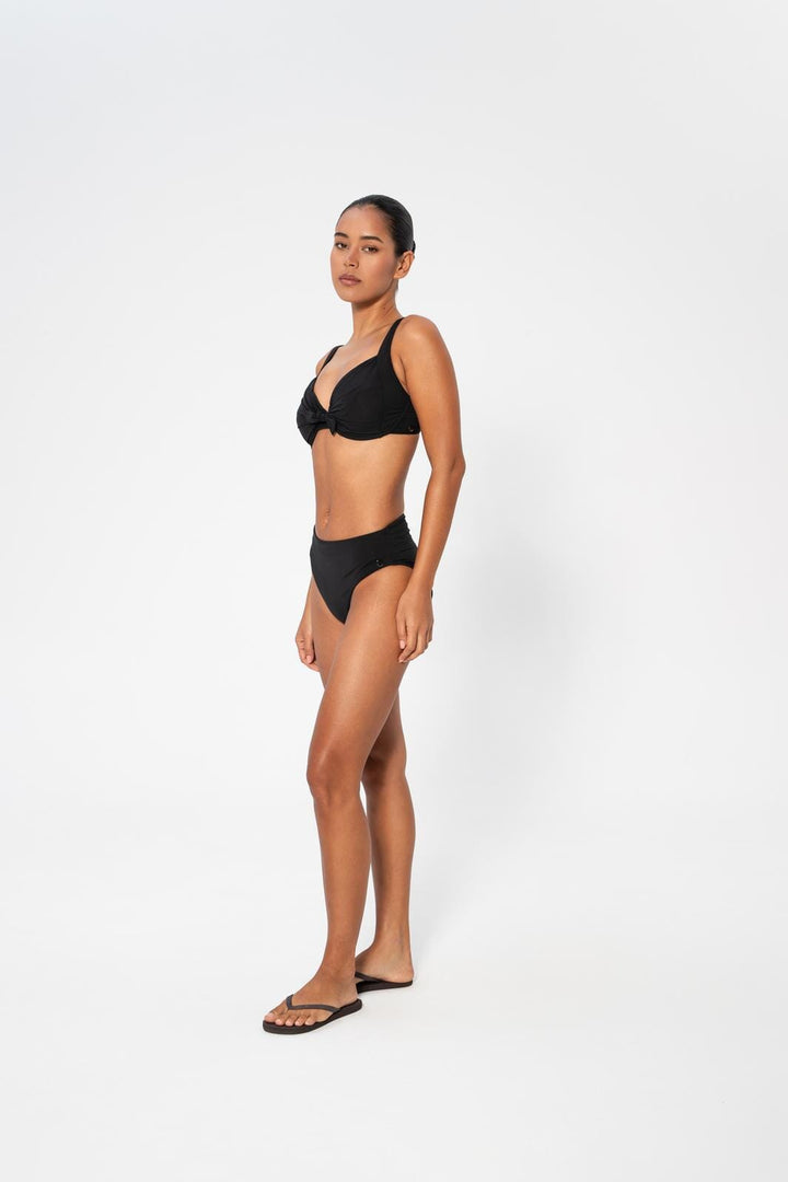 Panos Emporio - Dione Solid Bottom Bikini Bottom Pews2501 - Black