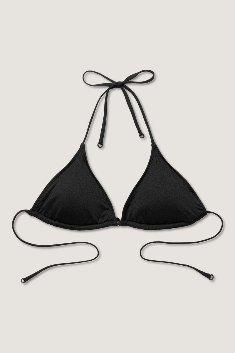 Panos Emporio - Galathea Solid Top Bikini Top Pews2638 - Black