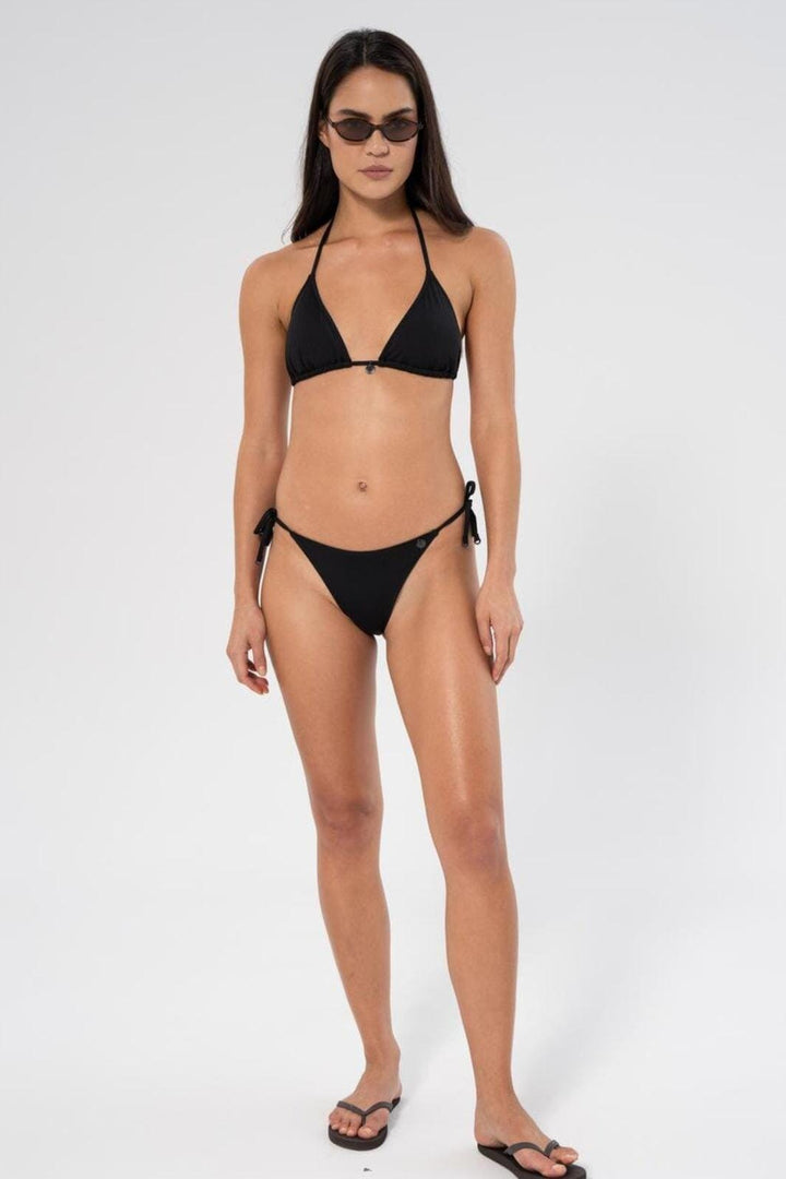 Panos Emporio - Iliana Solid Bottom Bikini Bottom Pews2639 - Black