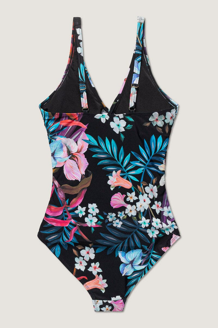 Panos Emporio - Night Jungle Simi Swimsuit Swimsuit Pews2613 - Black