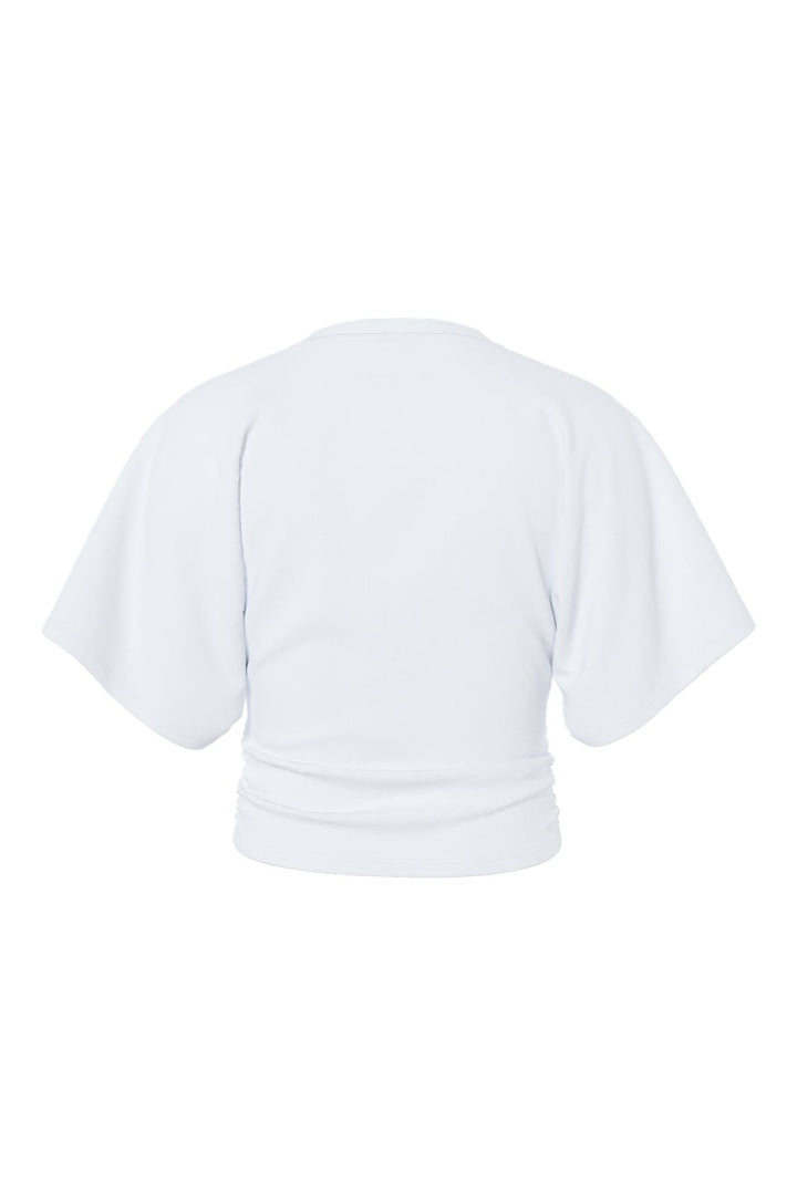 Pieces - Pcalli Ss O-Neck Top Dm - 5159159 Bright White