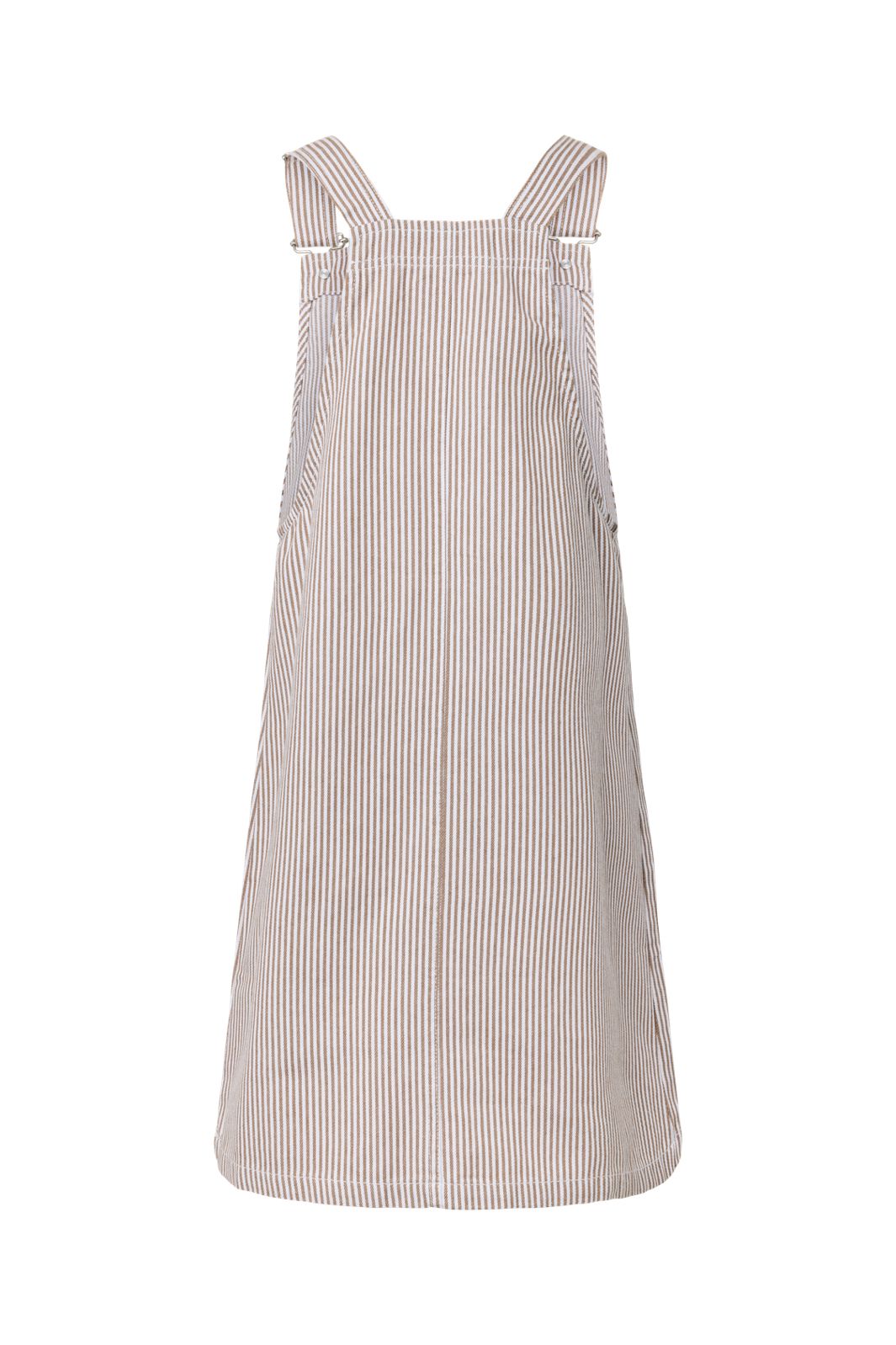 Pieces - Pcallo Dungaree Dress Fsy - 5105504 Greige Cloud Dancer