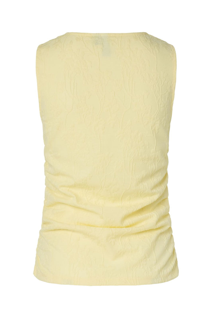 Pieces - Pcallo Sl O-Neck Top Pp - 5048909 French Vanilla