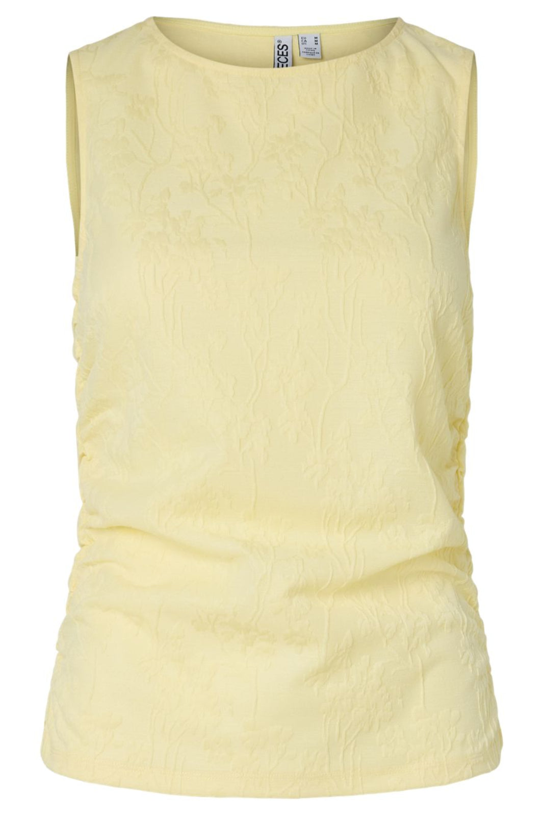 Pieces - Pcallo Sl O-Neck Top Pp - 5048909 French Vanilla