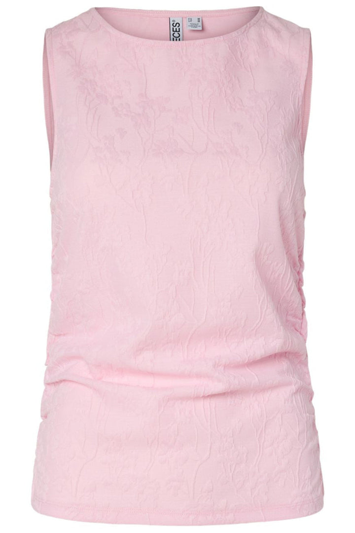 Pieces - Pcallo Sl O-Neck Top Pp - 5048911 Roseate Spoonbill