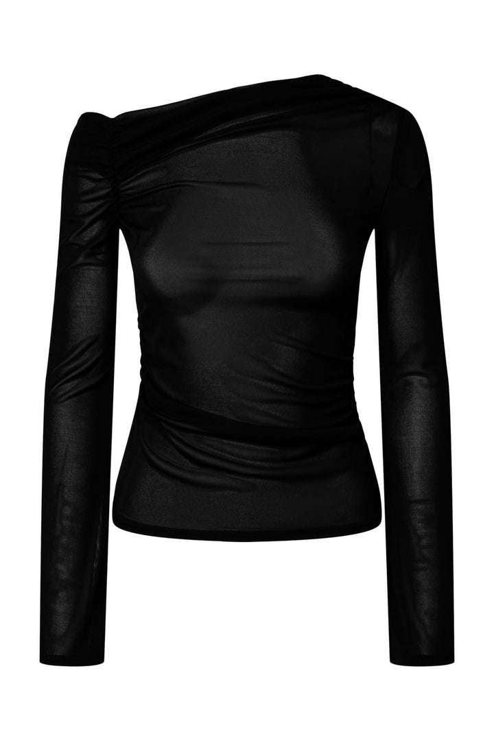 Pieces - Pcalvilda One Shoulder Top - 5205163 Black