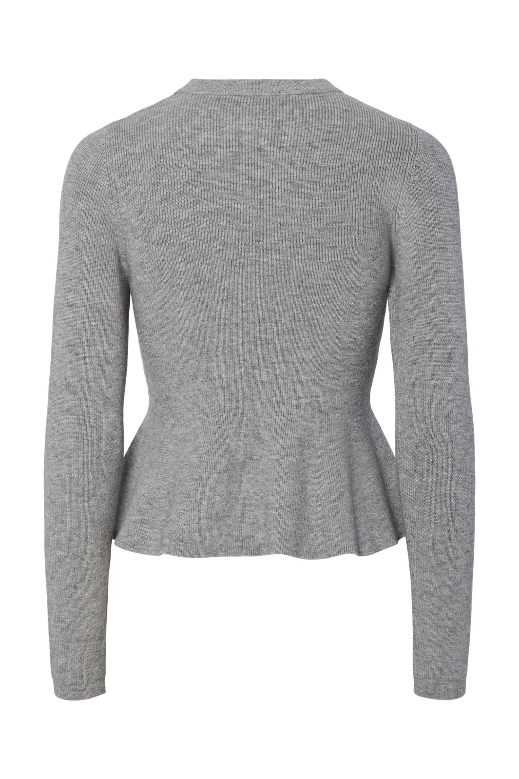 Pieces - Pcamma Ls O-Neck Knit - 4956864 Medium Grey Melange