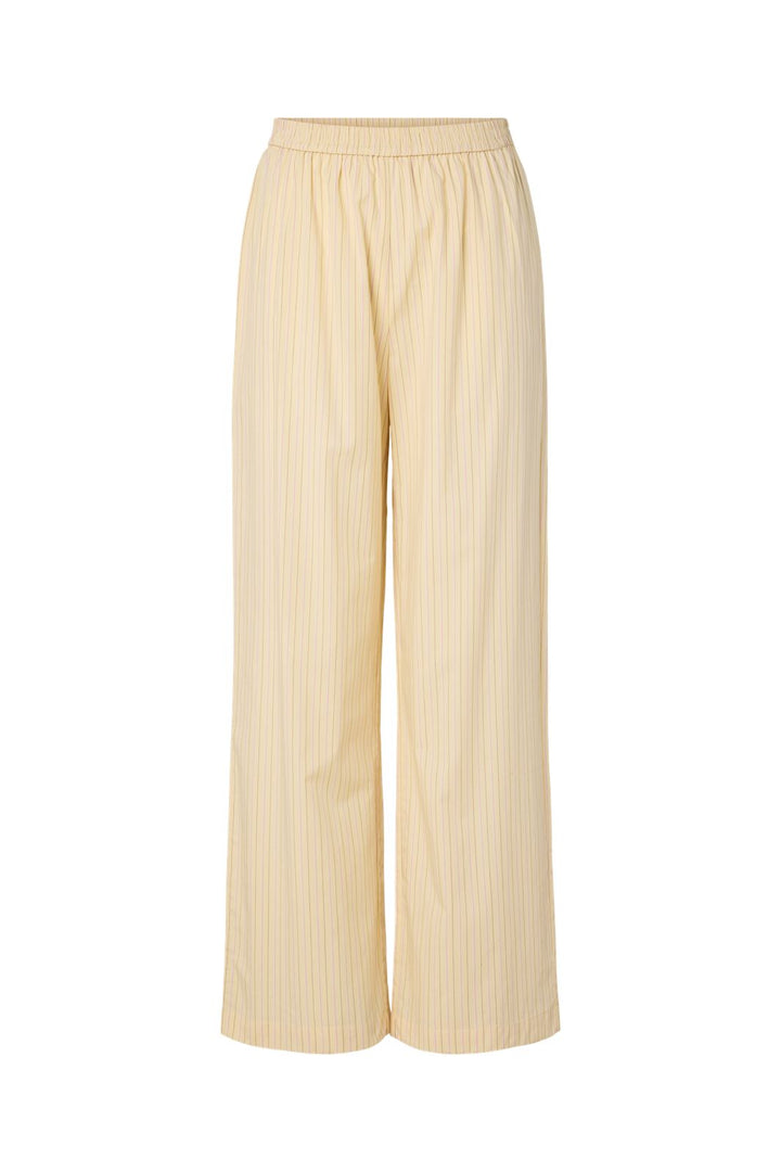 Pieces - Pcapril Wide Pants Pp - 5041130 French Vanilla Pink