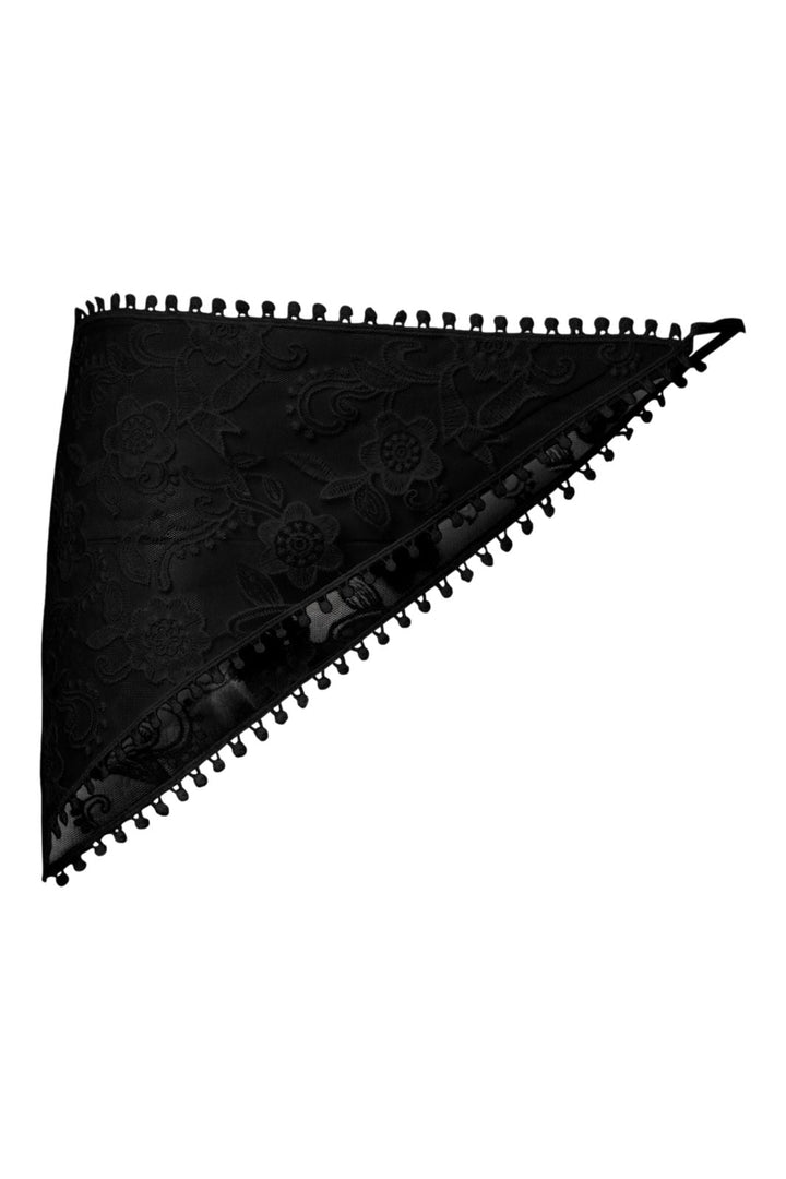 Pieces - Pcasta J Wrap Lace Sarong - 5137283 Black