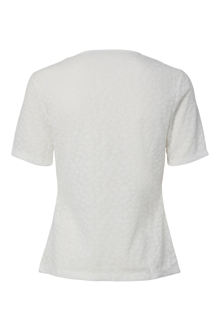 Pieces - Pcbaisy Ss Cardigan - 5016876 Cloud Dancer