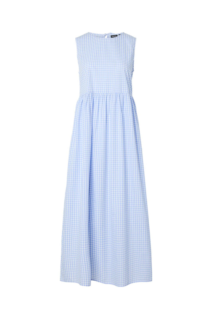 Pieces - Pcbibby Sl Ankle Dress - 5008841 Hydrangea Cloud Dancer