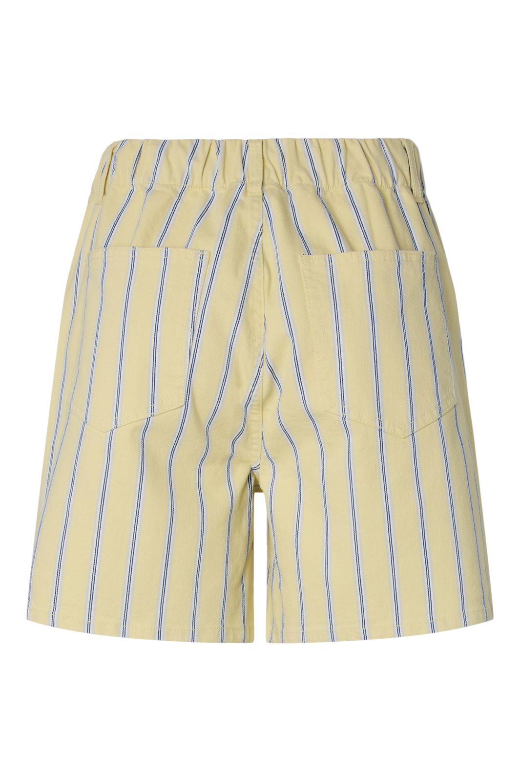 Pieces - Pcbillo Tie Denim Shorts - 4972573 French Vanilla Cloud Dancer & Beaucoup Blue & Oyster Mushrooms