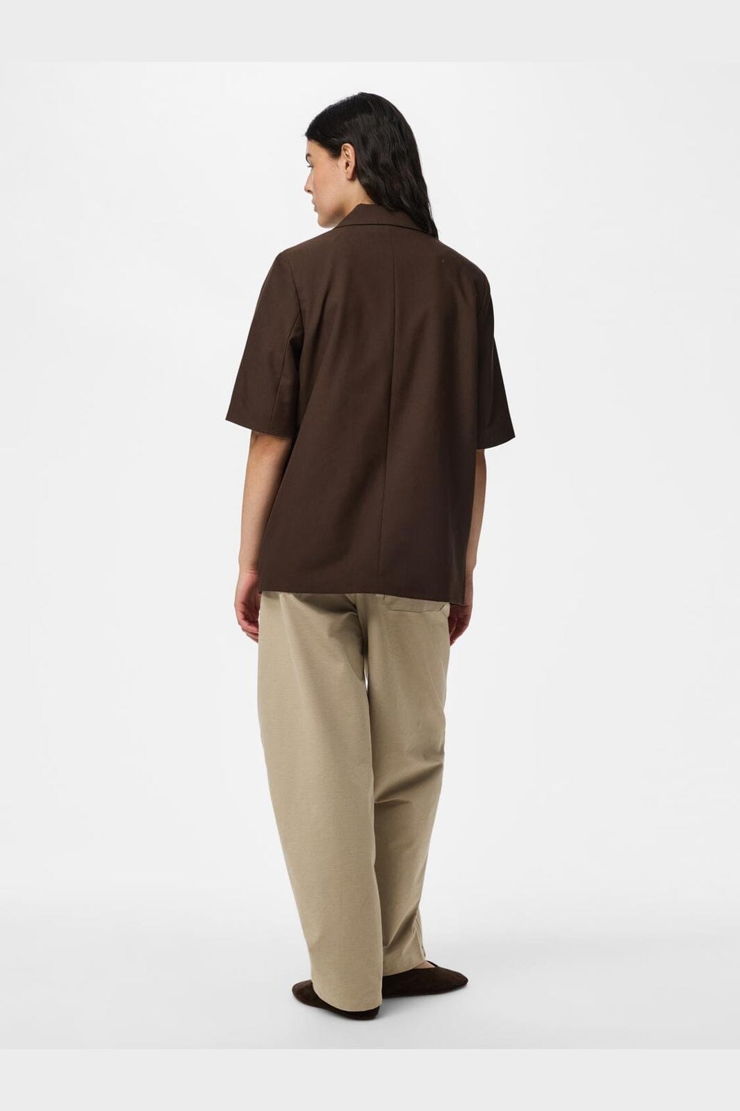 Pieces - Pcbosella 2/4 Blazer - 5112085 Hot Fudge