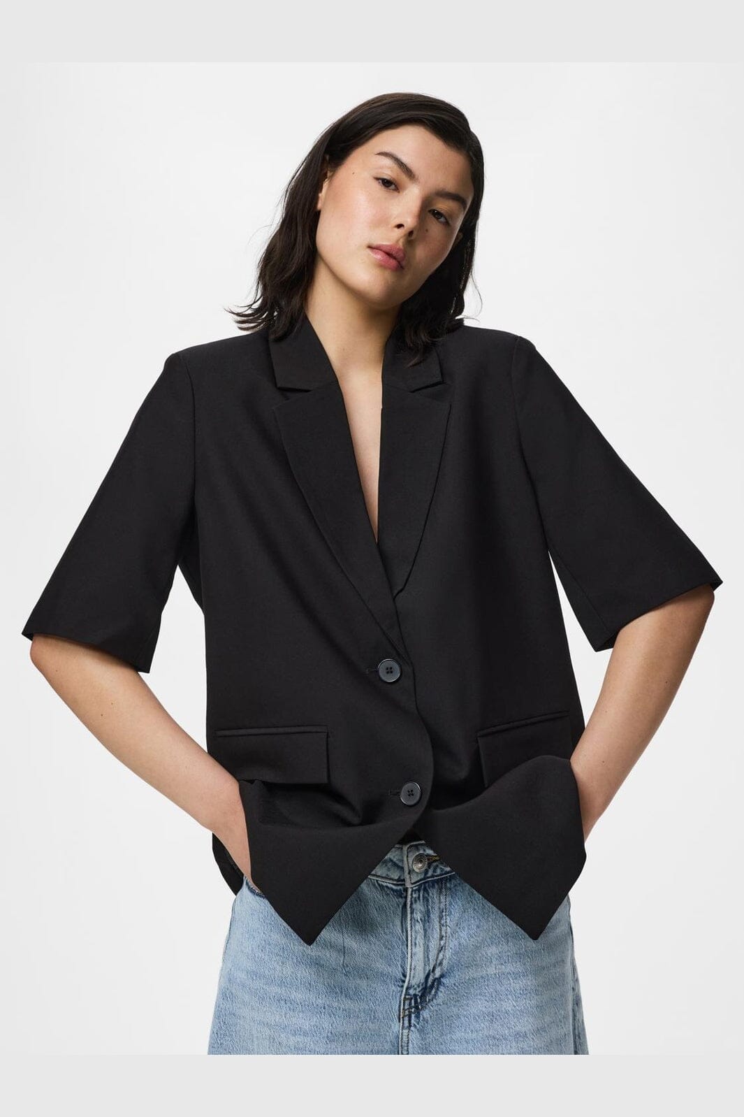 Pieces - Pcbosella 2/4 Blazer - 5116692 Black