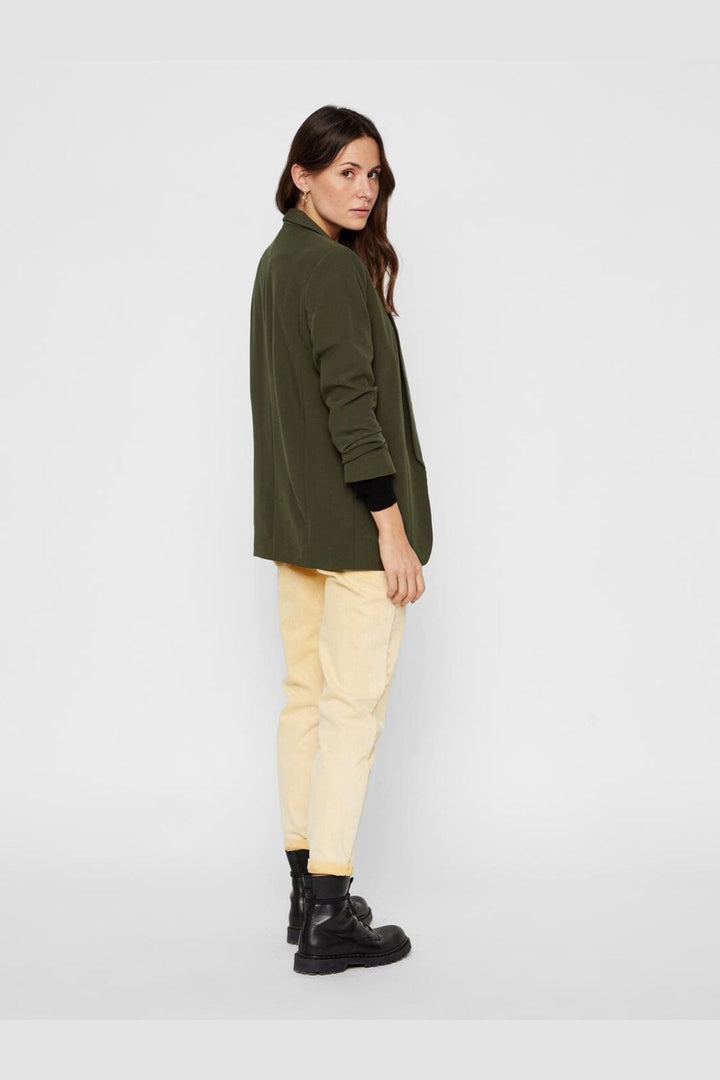 Pieces - Pcbosella 3/4 Blazer - 3105778 Forest Night