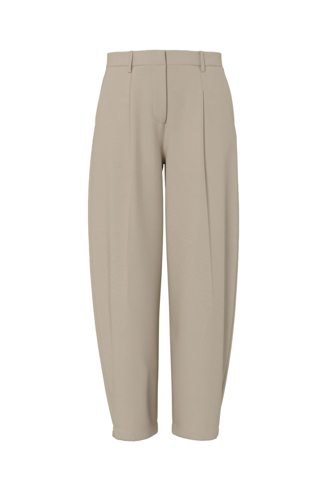 Pieces - Pcbosella Barrel Pants - 5094270 White Pepper