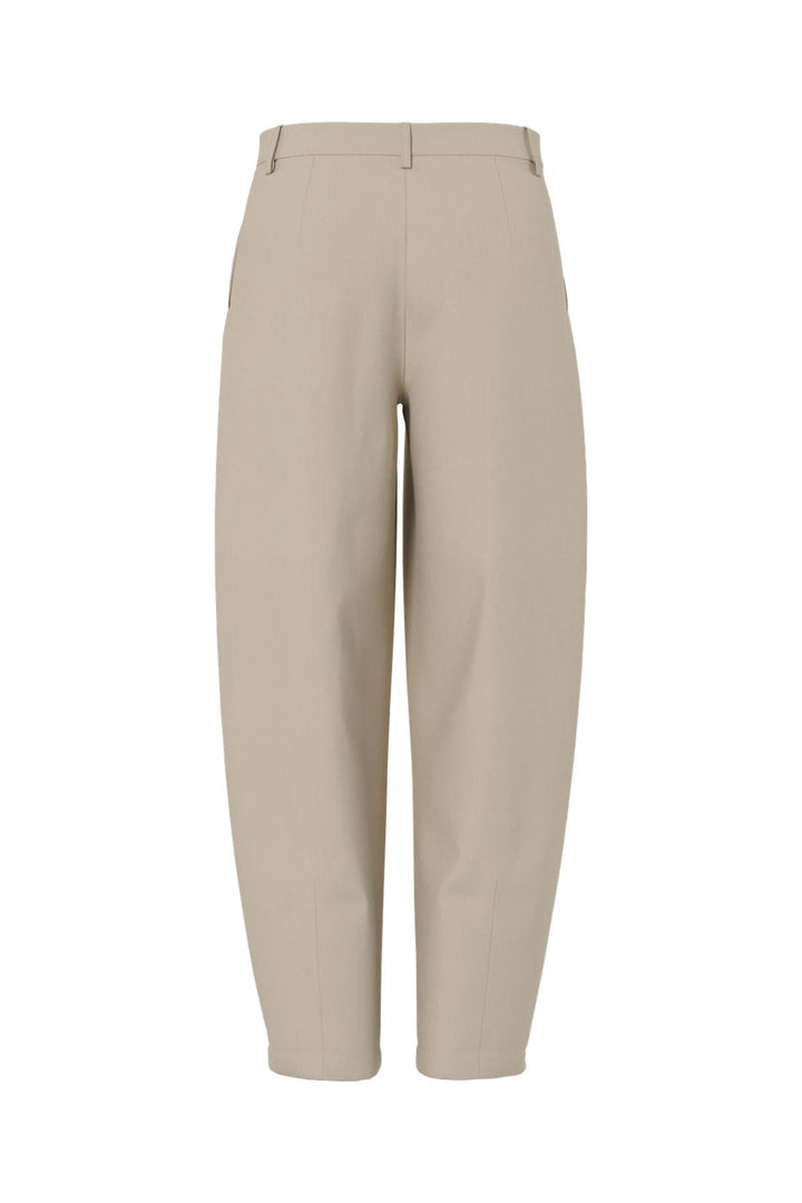 Pieces - Pcbosella Barrel Pants - 5094270 White Pepper