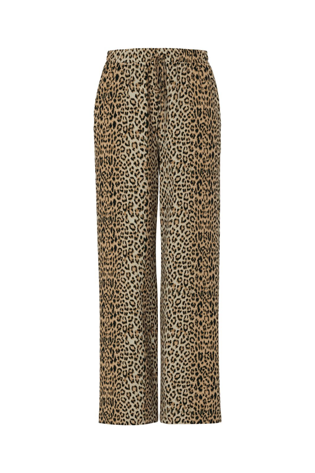 Pieces - Pcbosella Printed Wide Pants - 5024998 Natural Leo