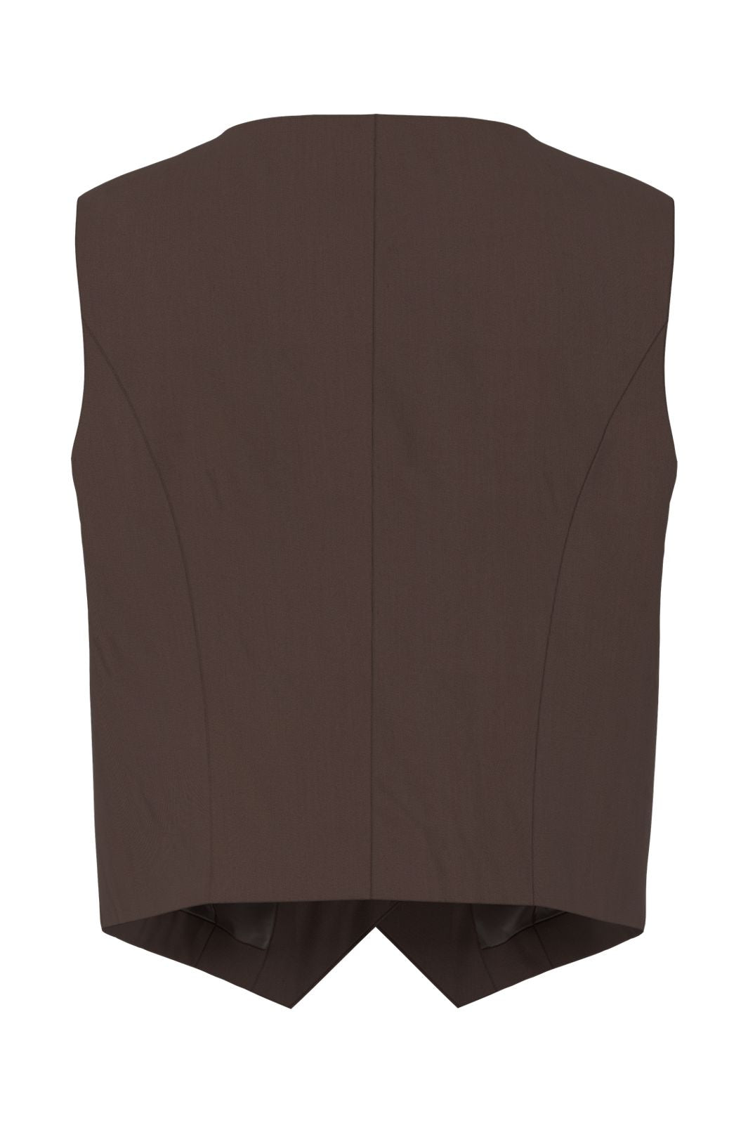 Pieces - Pcbosella Vest - 5052249 Hot Fudge