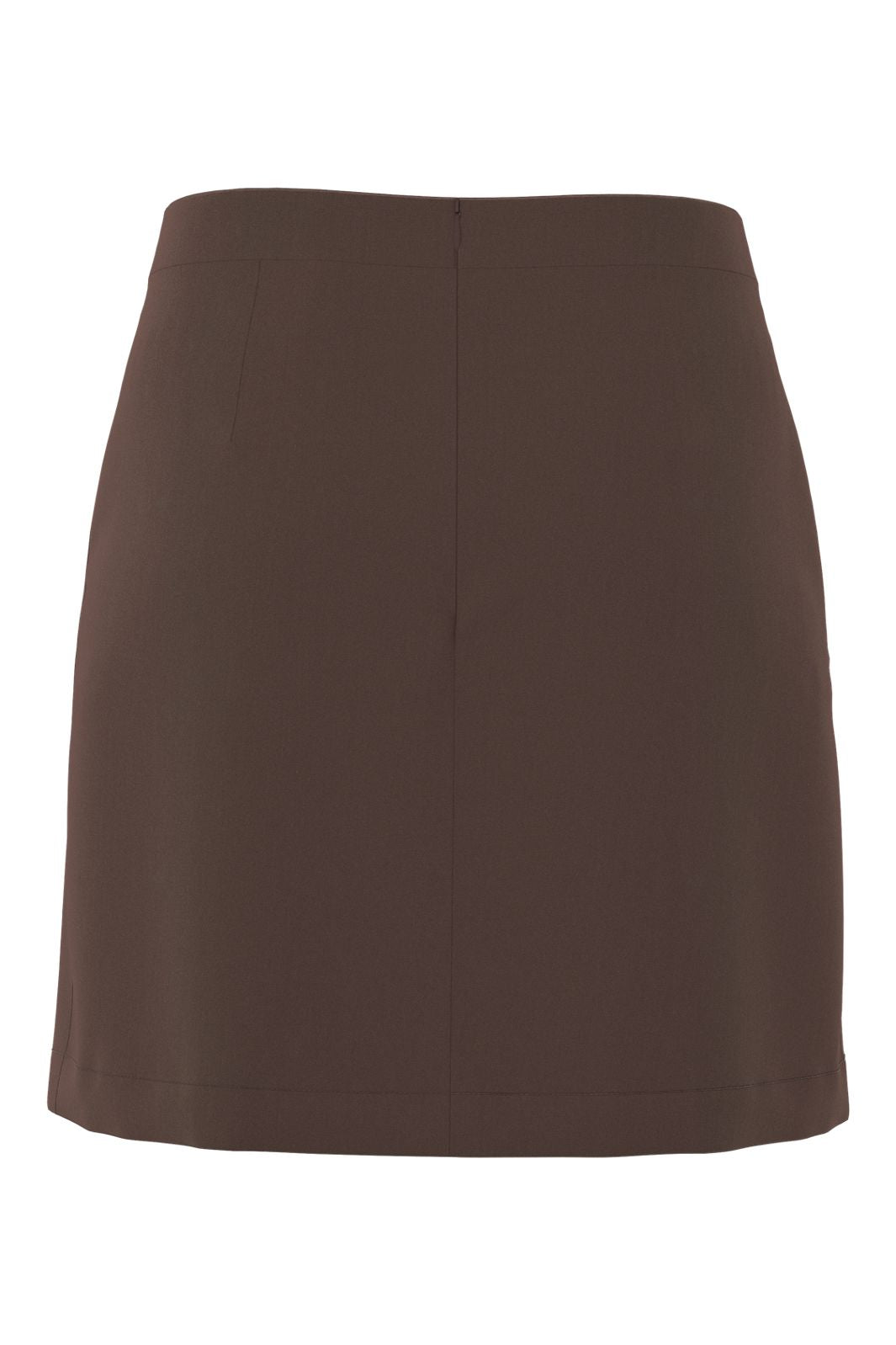 Pieces - Pcbozzy Slit Skirt - 5101986 Hot Fudge
