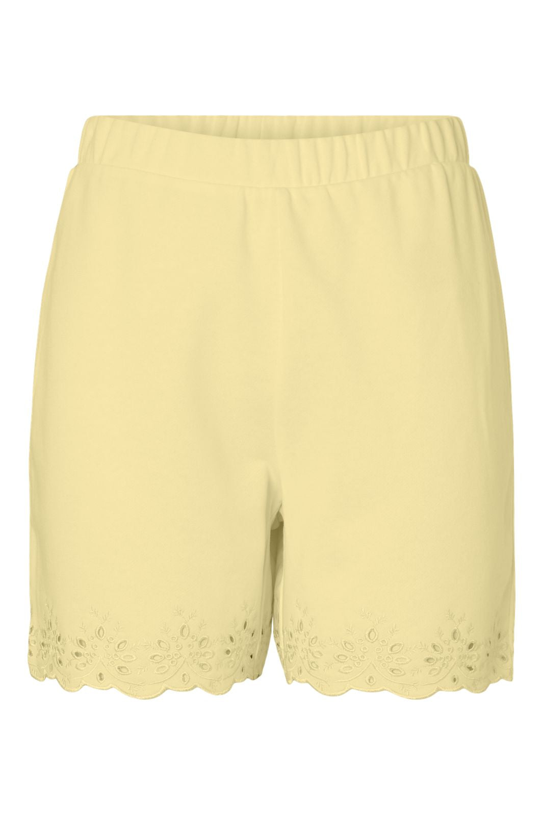 Pieces - Pcchilli Summer Broderi Shorts - 5043112 French Vanilla