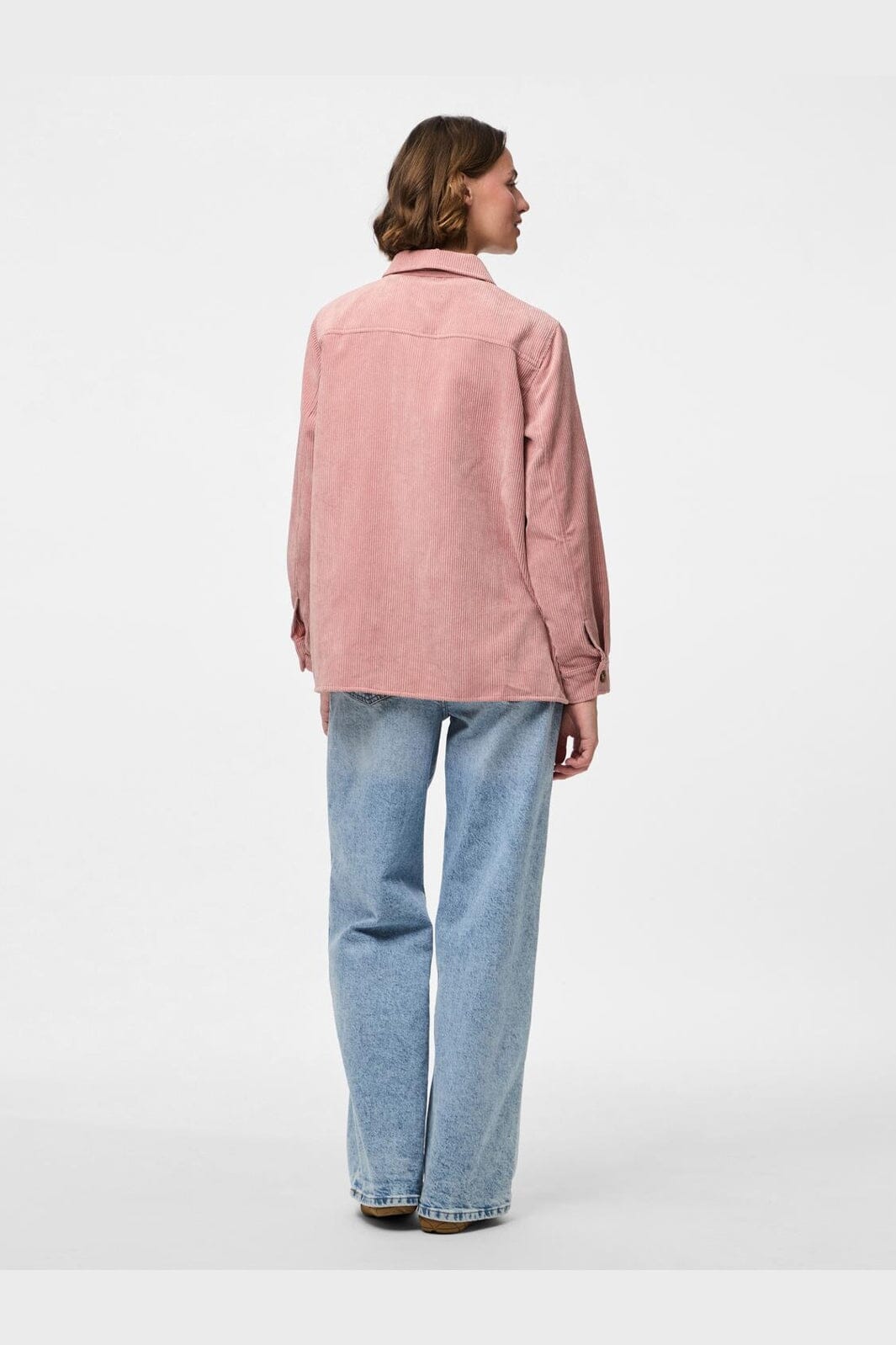 Pieces - Pceffi Ls Corduroy Shirt - 3415168 Ash Rose