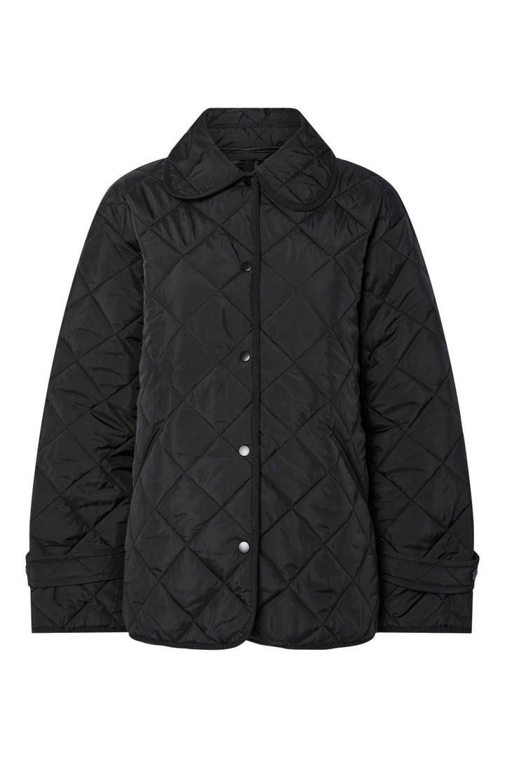 Pieces - Pcemily Short Quilted Jacket - 4807779 Black