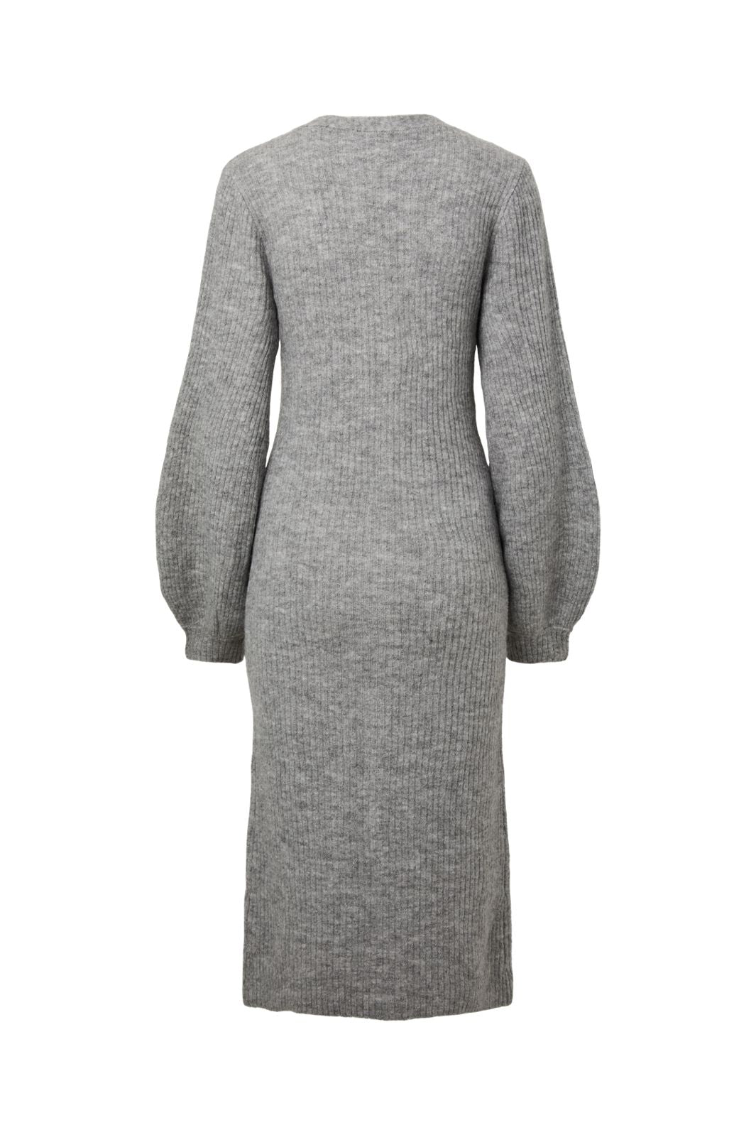 Pieces - Pcfaly Ls Knit Dress - 5120263 Light Grey Melange