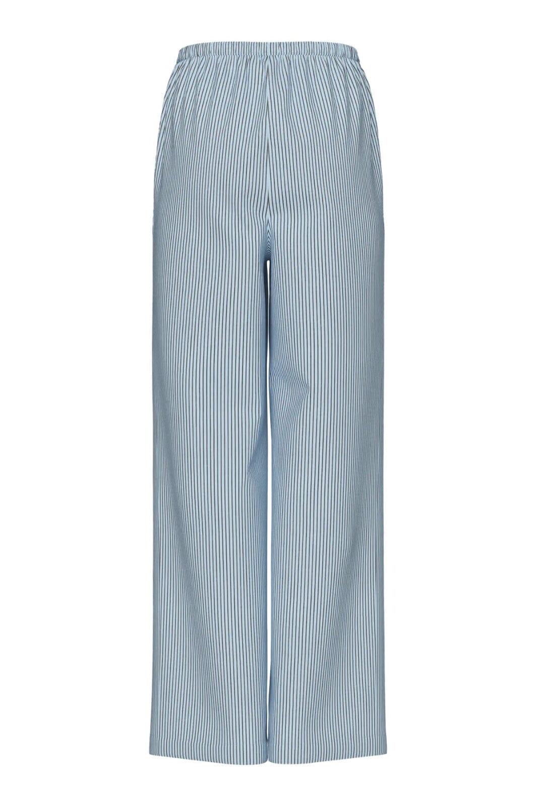 Pieces - Pcfeline Pants Pwp - 4822573 Cashmere Blue Morel