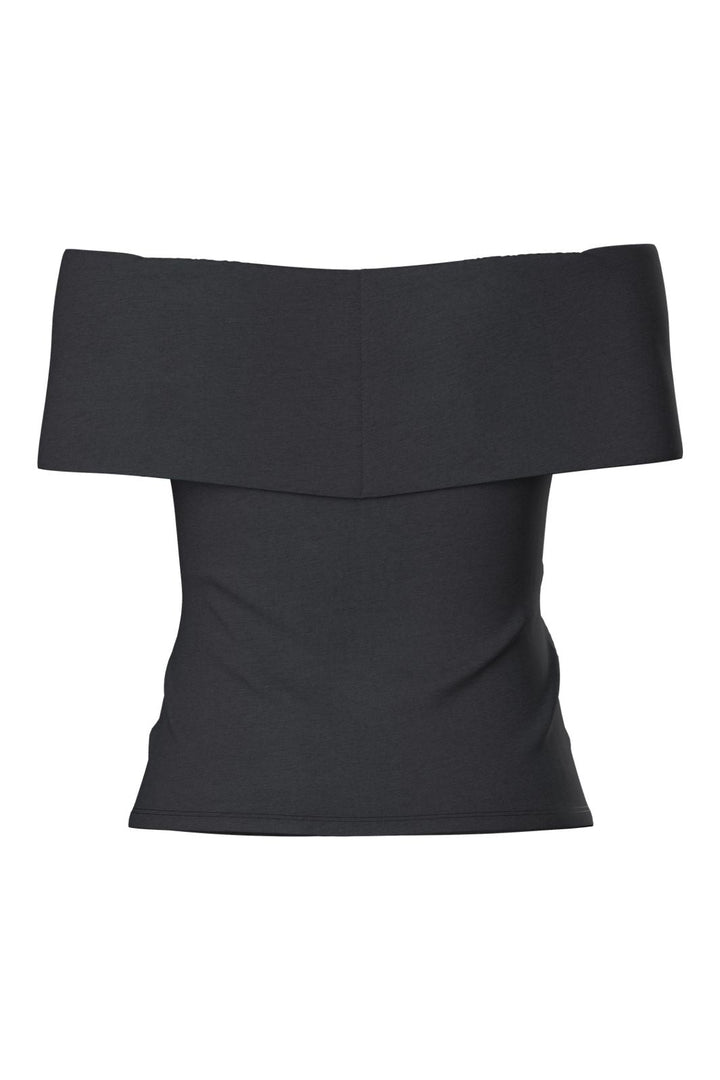 Pieces - Pcgeorgina Ss Off Shoulder Top - 5185869 Black