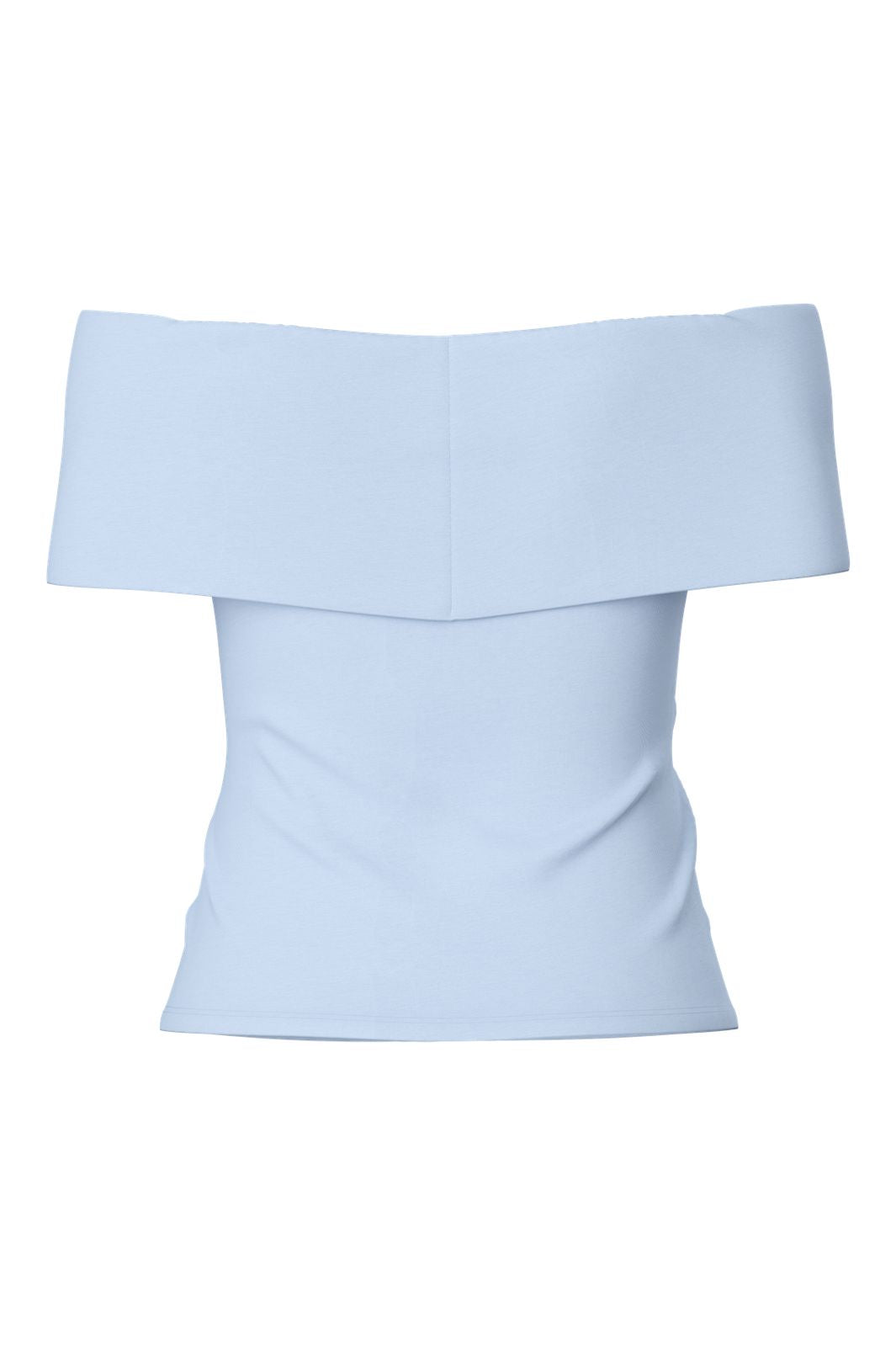 Pieces - Pcgeorgina Ss Off Shoulder Top - 5185870 Cashmere Blue