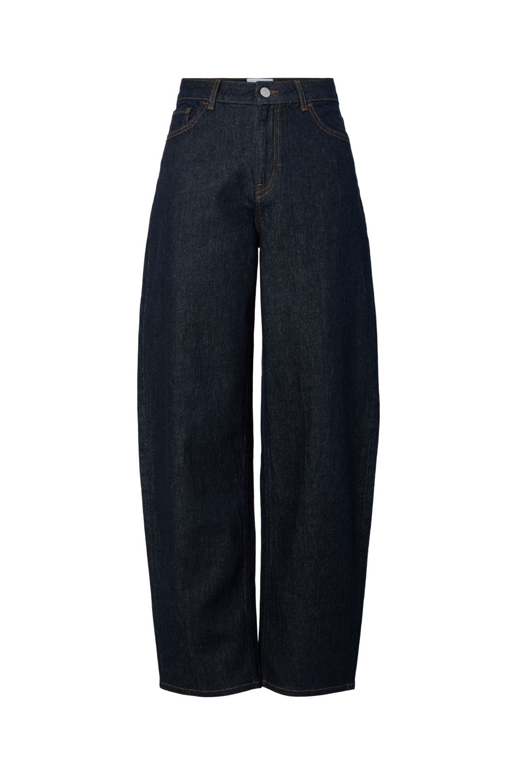 Pieces - Pcgrace Barrel Jeans - 5039576 Dark Blue Denim Rinse