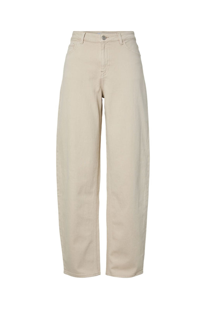 Pieces - Pcgrace Barrel Jeans - 5039579 Silver Lining