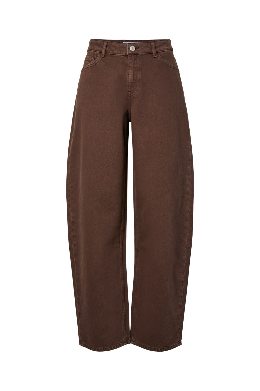 Pieces - Pcgrace Barrel Jeans - 5045199 Hot Fudge