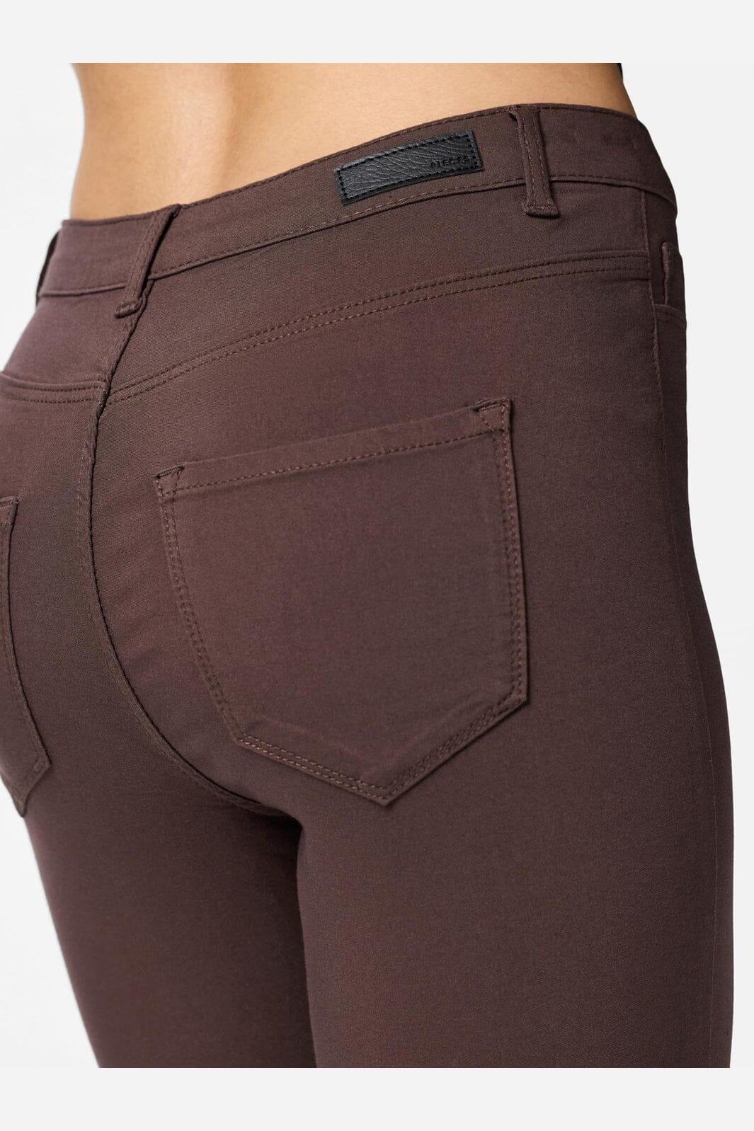 Pieces - Pchighskin Wear Jeggings - 5045710 Hot Fudge