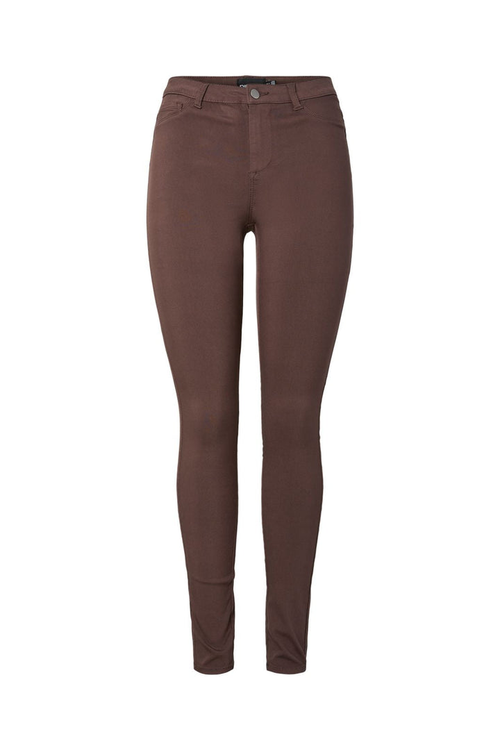Pieces - Pchighskin Wear Jeggings - 5045710 Hot Fudge