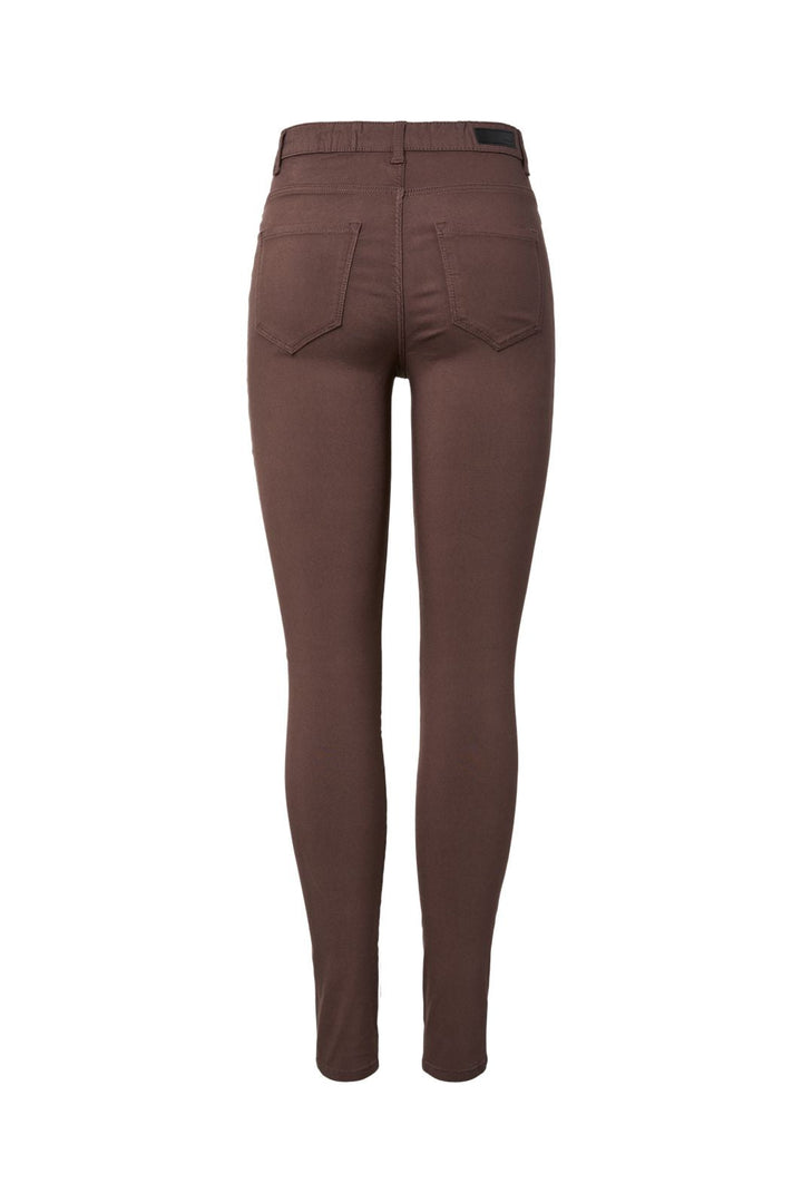 Pieces - Pchighskin Wear Jeggings - 5045710 Hot Fudge