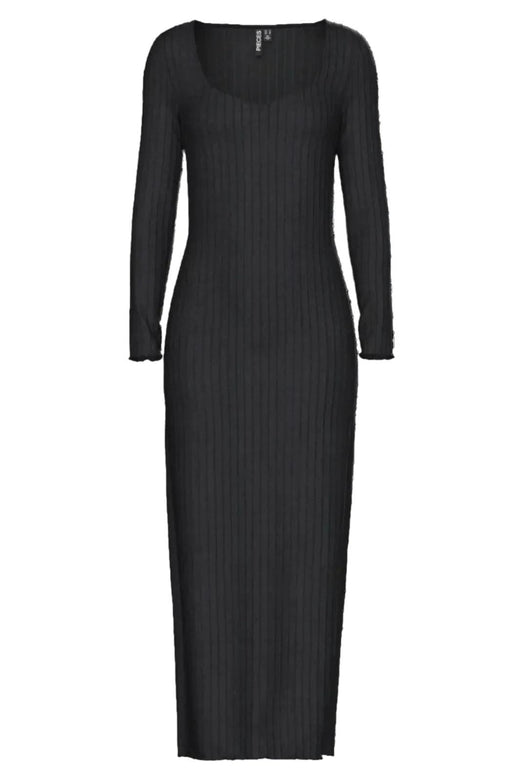 Pieces - Pciris Ls Ankle Dress - 4655874 Black Kjoler 