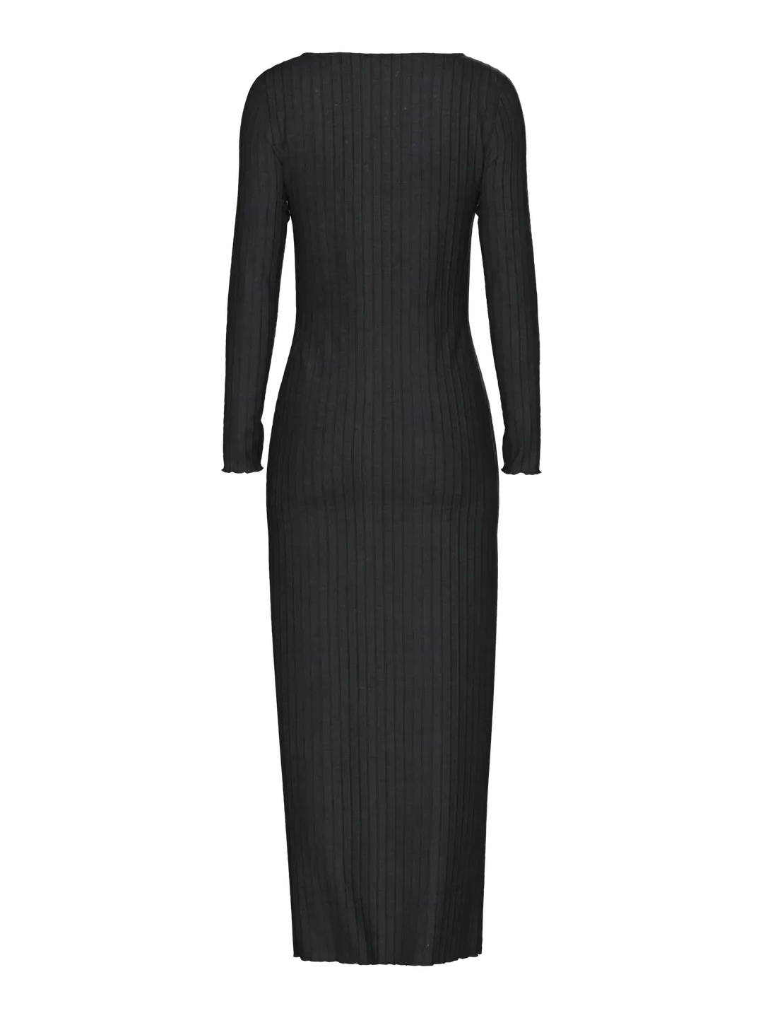 Pieces - Pciris Ls Ankle Dress - 4655874 Black Kjoler 