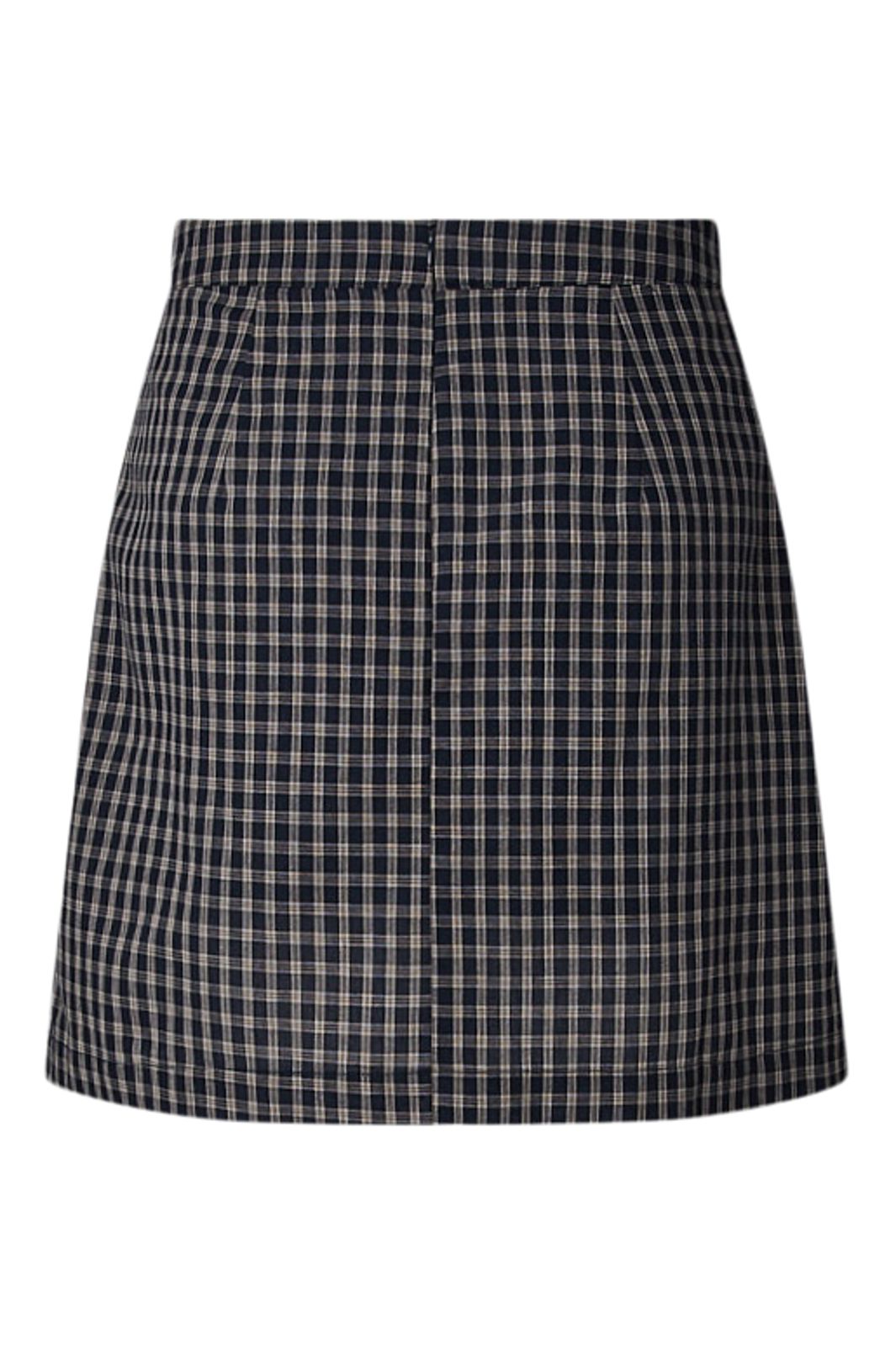 Pieces - Pcjune A-Shaped Short Skirt - 5162437 Maritime Blue Birch